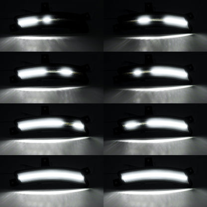 2025+ Yukon, Tahoe, Escalade: White Animated LED Side Marker, Smoked Lens