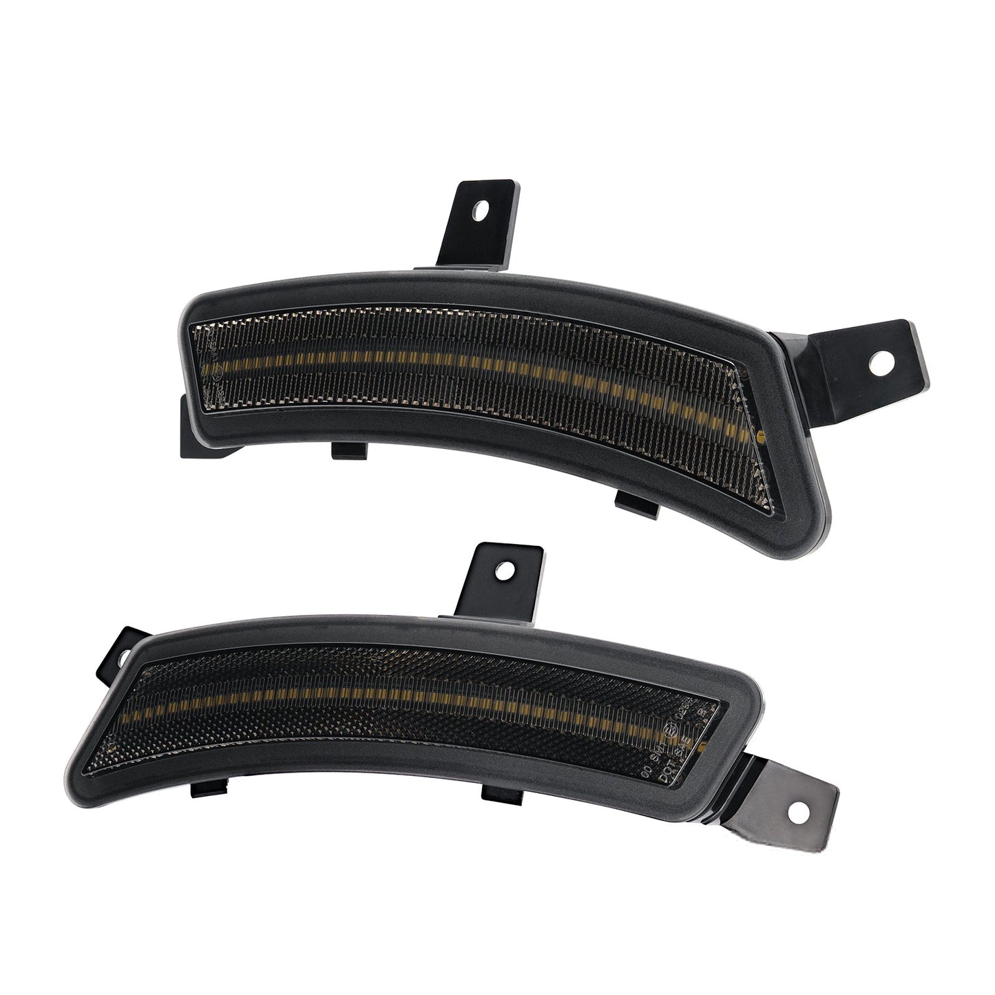 2025+ Yukon, Tahoe, Escalade: White Animated LED Side Marker, Smoked Lens