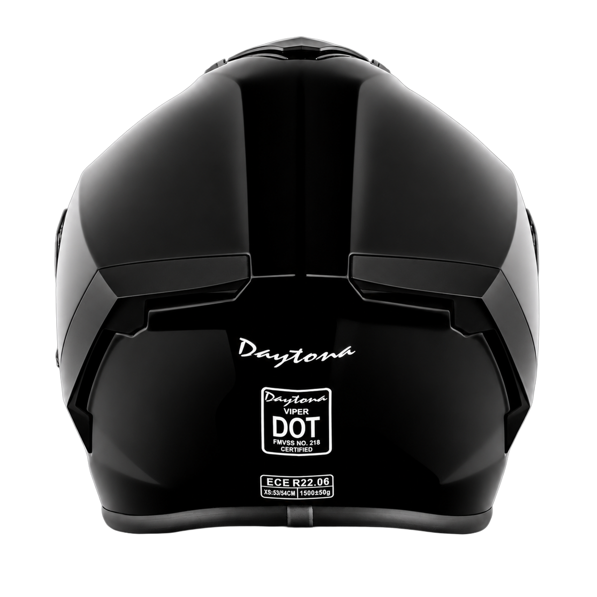 D.O.T. & ECE Daytona Viper- Hi-Gloss Black