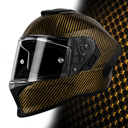 D.O.T. & ECE Daytona Viper- Gold Carbon Fiber