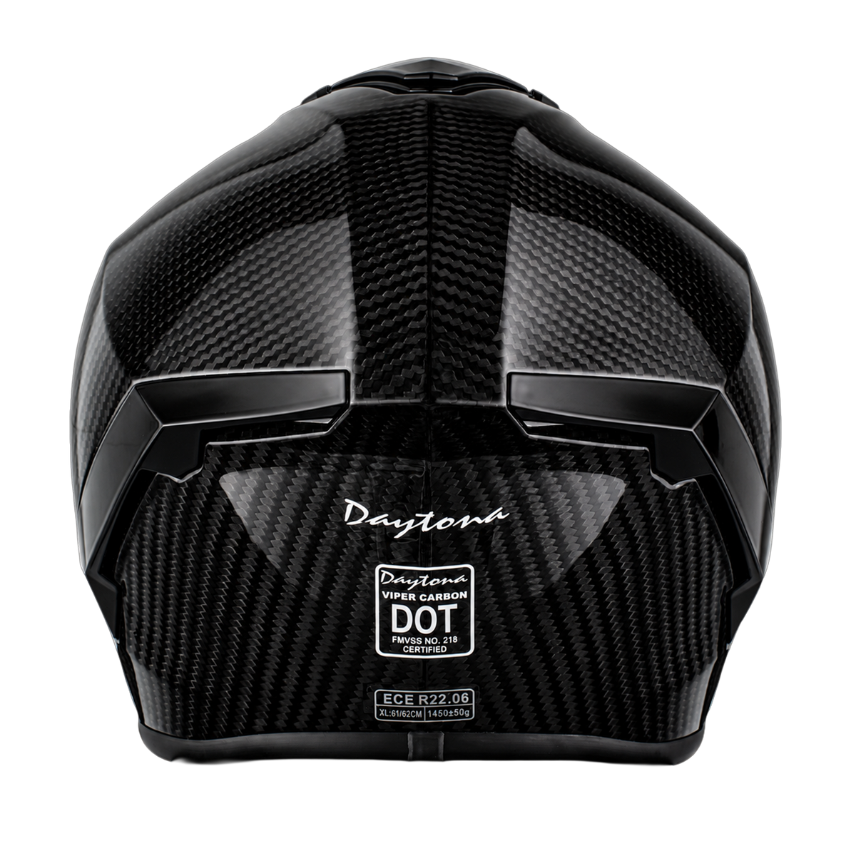 D.O.T. & ECE Daytona Viper- Grey Carbon Fiber