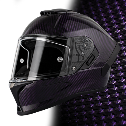 D.O.T. & ECE Daytona Viper- Purple Carbon Fiber