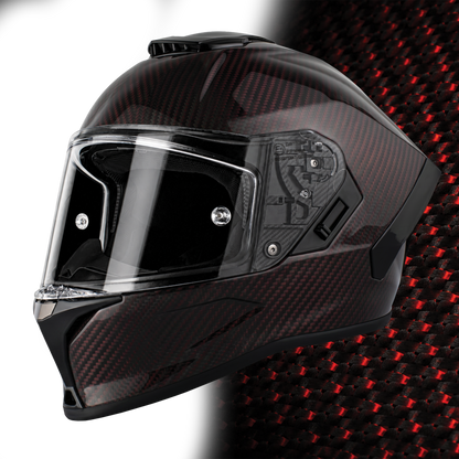 D.O.T. & ECE Daytona Viper- Red Carbon Fiber