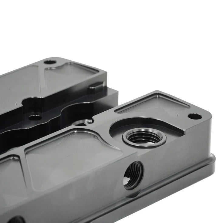 Bull Boost Performance Billet B-Series Vented Valve Cover with Integrated Baffle – Honda Acura B16 B18 DOHC VTEC AN10