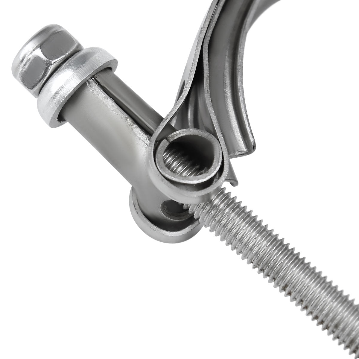 Universal 2.5" Mild Steel V-Band Clamp Assembly