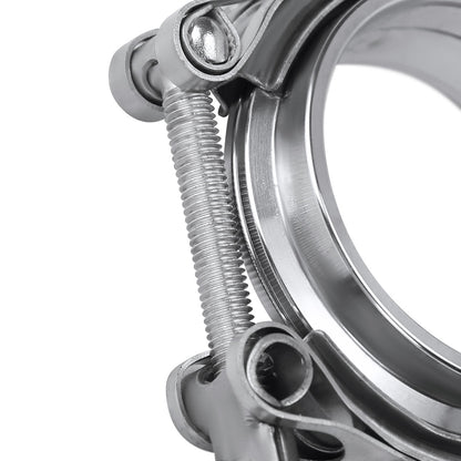 Universal 2.5" Mild Steel V-Band Clamp Assembly