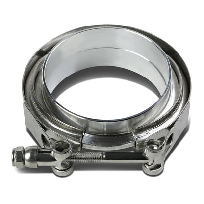3.5" Aluminum V-Band Clamp with Flange