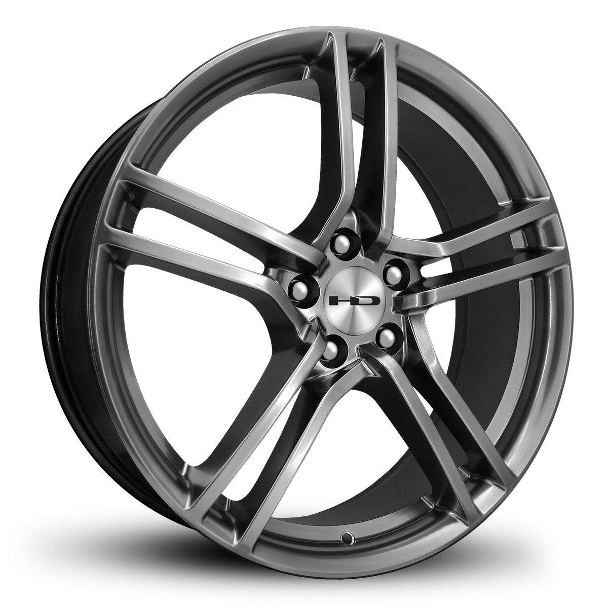 HD Wheels Vento 20x8 +35 5x114.3mm 73.1mm Hyper Black