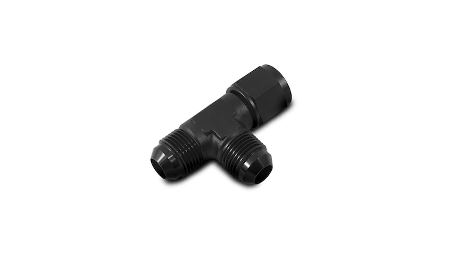Tee Fitting -4  with Female -4AN Swivel