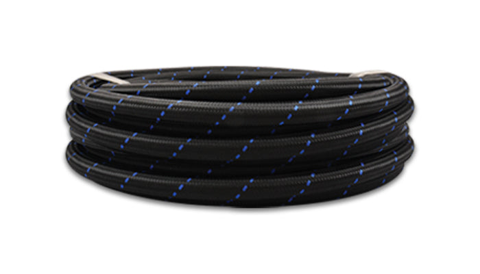 -8 AN BLK/BLUE NYLON BRAID. FL