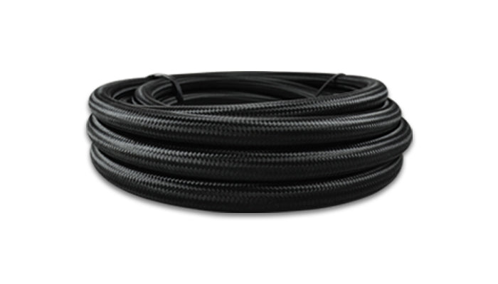 BLK NYLON BRAID. FLEX RACE HOS