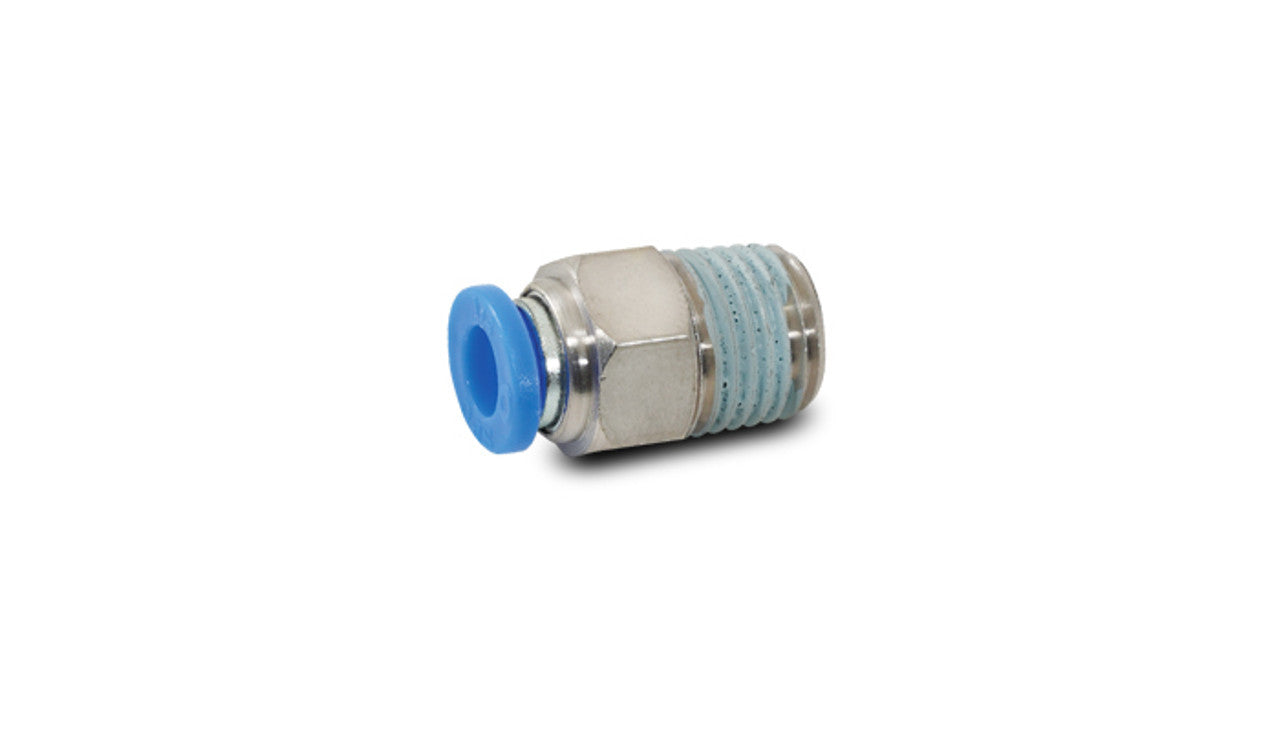 Male Straight Push Lock 1/16in NPT to 1/4in Tube
