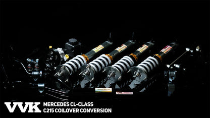 Mercedes CL-Class C216 Coilover Conversion Kit with Adjustable Sway Bars and Power Steering 2006-2014 (CL500, CL550, CL500 4MATIC, CL600, CL63 AMG, CL65 AMG)