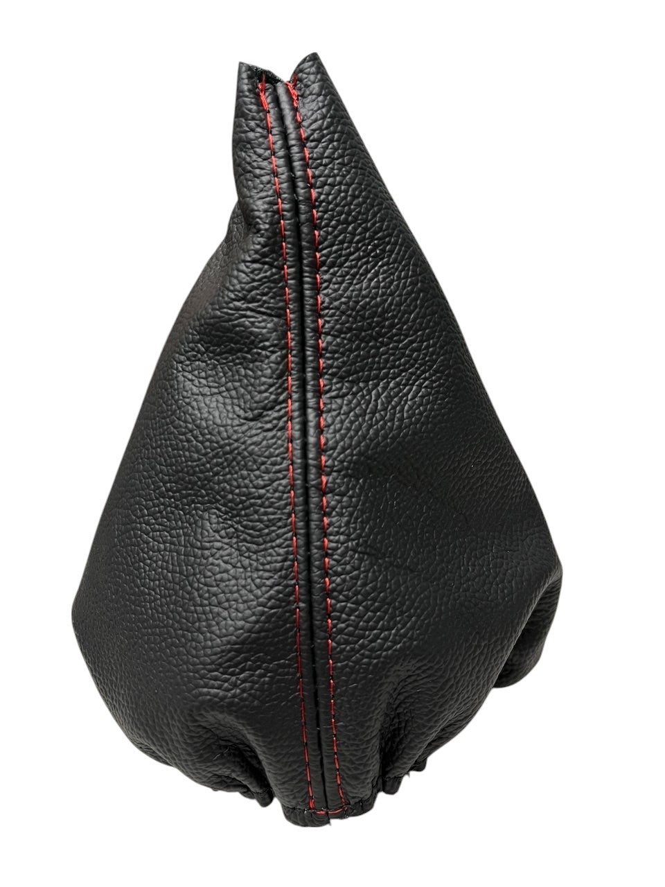 Genuine Leather SHIFT BOOT BLACK RED STITCH for VW Golf Jetta GTI GLI R32 MK5