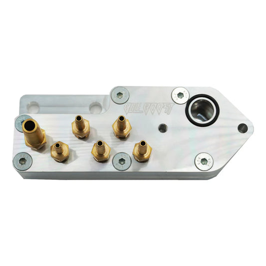 BULL BOOST PERFORMANCE Billet ITB Vacuum Manifold With Idle Valve Mount For BEAMS 3SGE