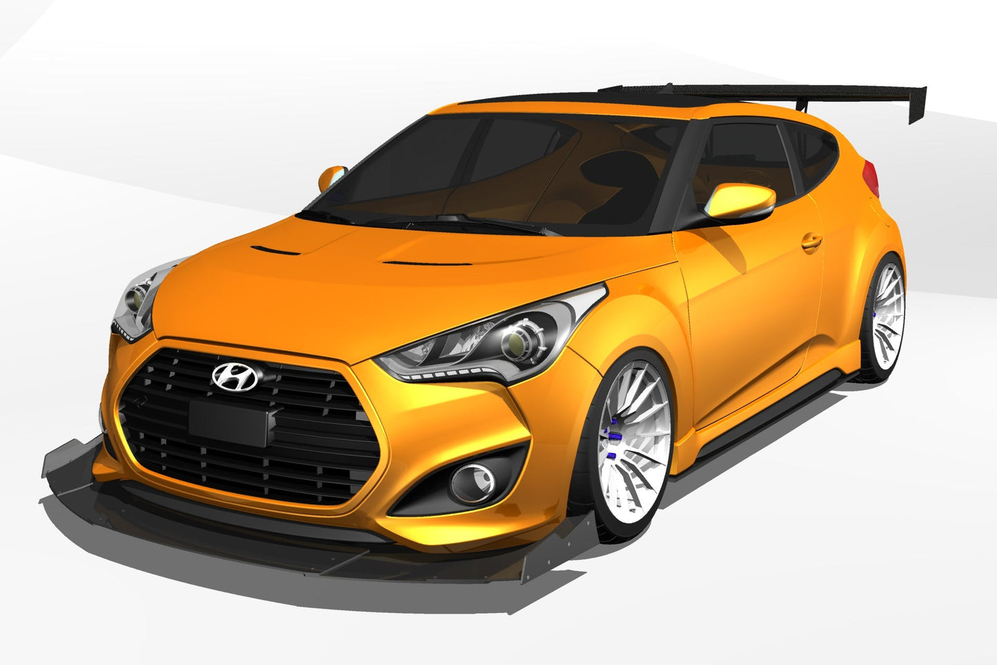 GT Wing – Hyundai Veloster (FS, 2012-2018)
