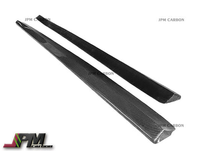 DP Style Carbon Fiber Side Skirt Lips Fits For 2011-2014 Mercedes-Benz W218 Pre-Facelift CLS-Class with AMG Sport Package Only