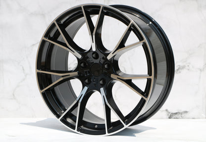 20" W712 Staggered Wheels fits BMW 5x112 Newer 3 Series 4 Series 5 Series 7 Series