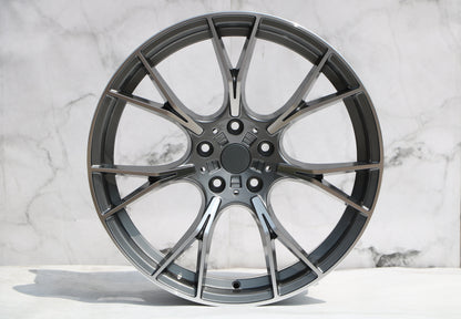20" W712 Staggered Wheels fits BMW 5x120 3 Series 4 Series 5 Series 7 Series