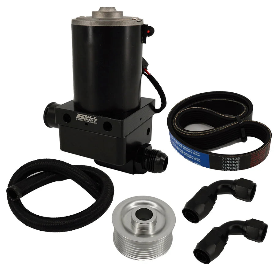 BULL BOOST PERFORMANCE Universal High Flow Inline Electric Water Pump 20 GPM -12AN Ports K20 K24