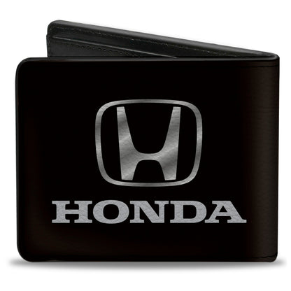 Bi-Fold Wallet - Honda Black Silver
