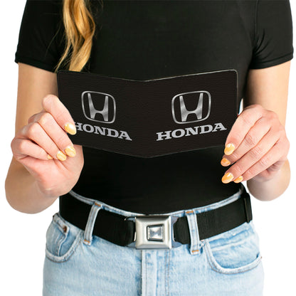 Bi-Fold Wallet - Honda Black Silver