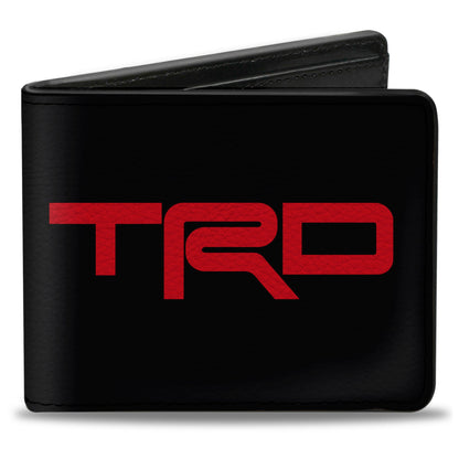Bi-Fold Wallet - Toyota Racing Development TRD Logo Black/Red