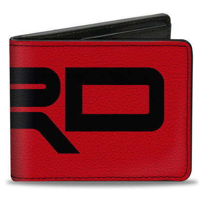 Bi-Fold Wallet - Toyota Racing Development TRD Logo Stretch Red/Black