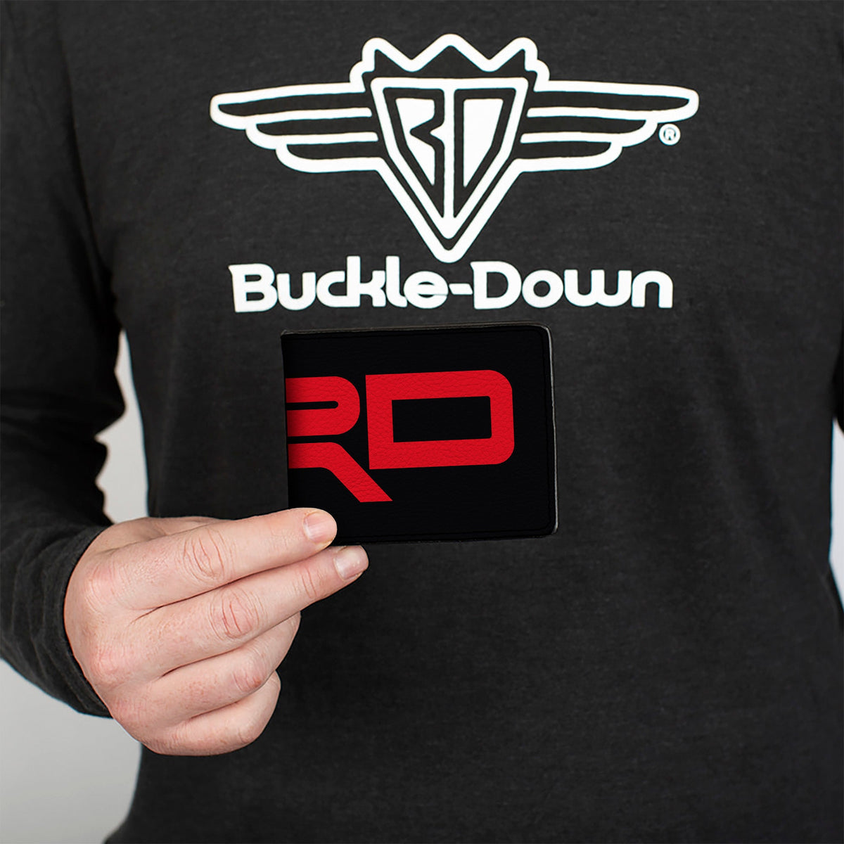 Bi-Fold Wallet - Toyota Racing Development TRD Logo Stretch Black/Red