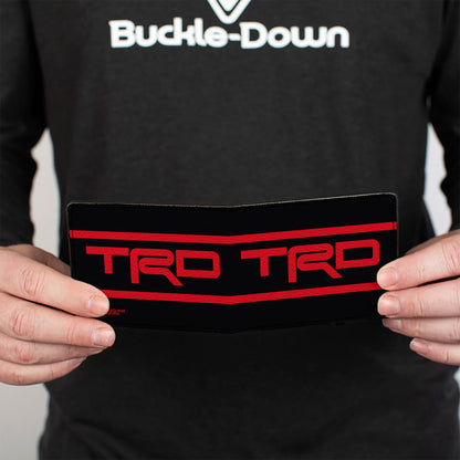 Bi-Fold Wallet - Toyota Racing Development TRD Logo Stripe Black/Red