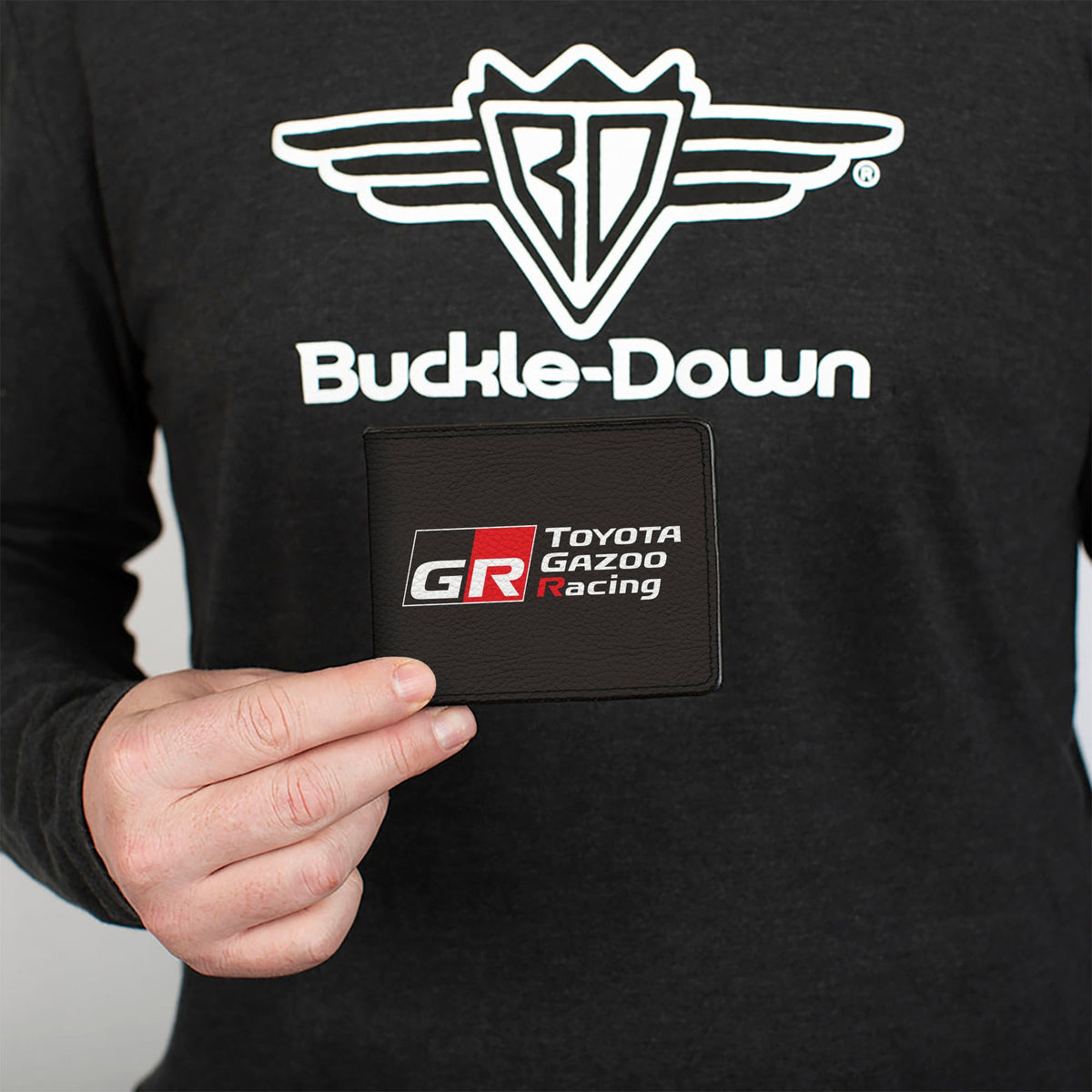 Bi-Fold Wallet - TOYOTA GAZOO RACING GR Logo Black/White/Red