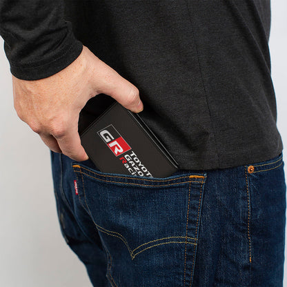 Bi-Fold Wallet - TOYOTA GAZOO RACING GR Logo Black/White/Red