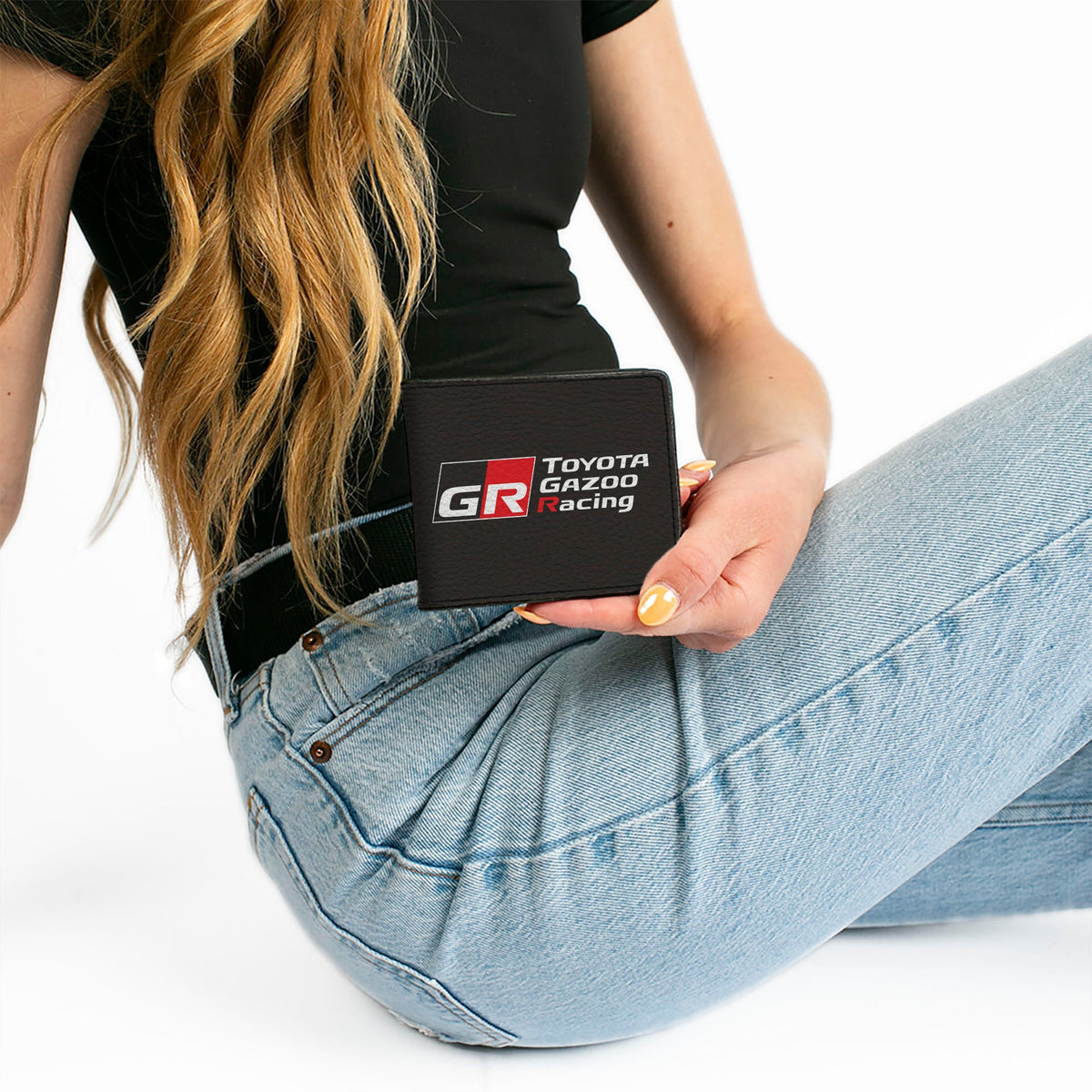 Bi-Fold Wallet - TOYOTA GAZOO RACING GR Logo Black/White/Red