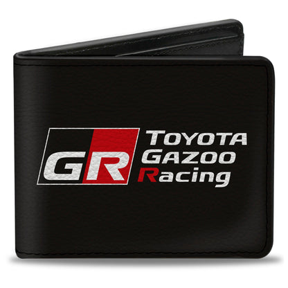Bi-Fold Wallet - TOYOTA GAZOO RACING GR Logo Black/White/Red
