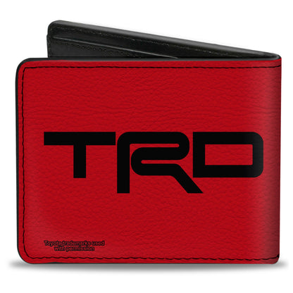 Bi-Fold Wallet - Toyota Racing Development TRD Logo Red/Black
