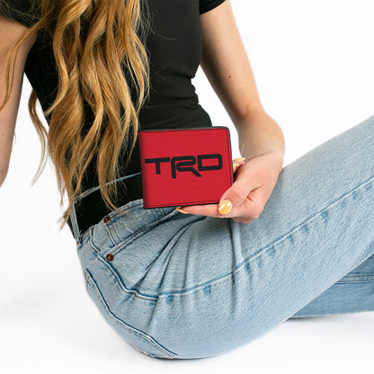 Bi-Fold Wallet - Toyota Racing Development TRD Logo Red/Black