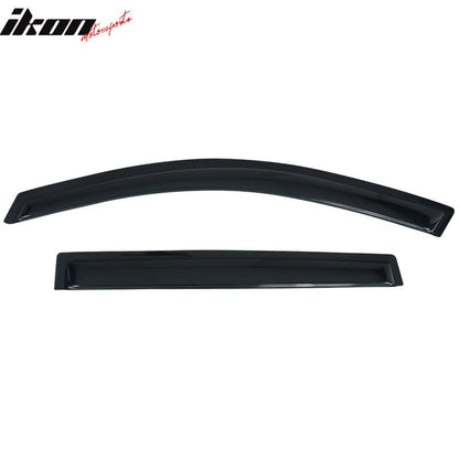 2007-2013 Acura MDX Visor Windows Rain Guard Acrylic Slim Style Smoke