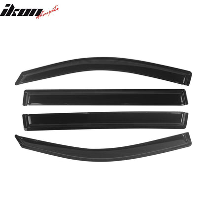 2015-2020 Chevy Suburban Slim Style Smoke Tinted Window Visors Acrylic