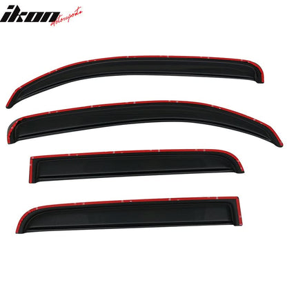 2006-2011 Chevy HHR 4DR In-Channel Visor Window Sun Guard Acrylic
