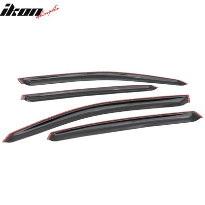 2000-2005 Chevy Impala Sedan Slim Style Smoke Window Visors Acrylic