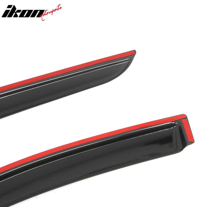 2019-2025 Cadillac XT4 4PCS Tape on Window Visors Vent Rain Sun Guards