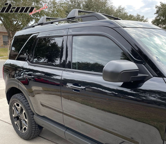 2021-2025 Ford Bronco Sport Window Visor OE Style Acrylic Rain Guard