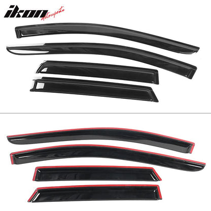 2007-2014 Ford Edge 2007-2015 Lincoln MKZ Smoke Window Visors Acylic