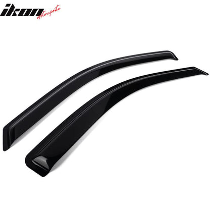 2004-2008 Ford F150 Standard Cab Tape On Acrylic Visor Windows 2Pc Set