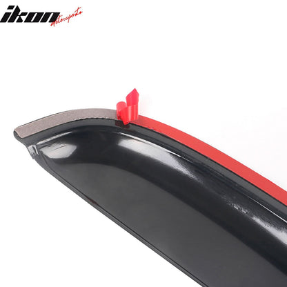 1997-2003 Ford F150 Standard Slim Style Smoke Window Visors Acrylic