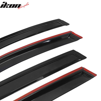 2008-2011 Ford Focus 4Door Acrylic 4PC Tape On Window Visors Guard
