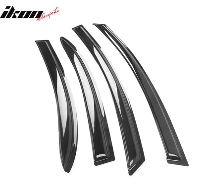 2006-2011 Honda Civic Sedan 4-Door Window Visor Acrylic 4PC Rain Guard