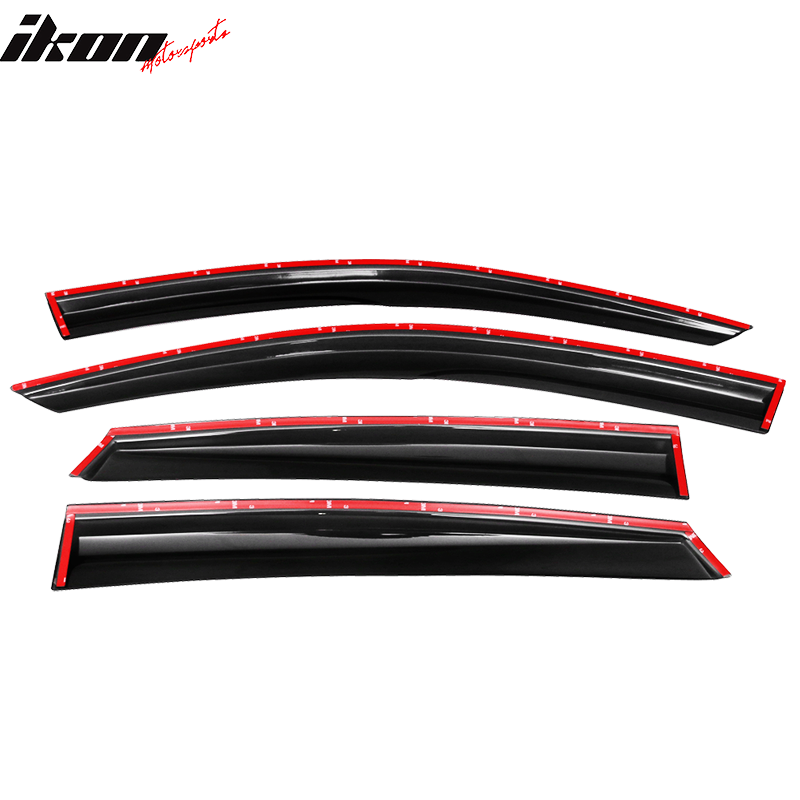 2016-2021 Honda Civic 4Dr Sedan 10th Generation Tape On Window Visor