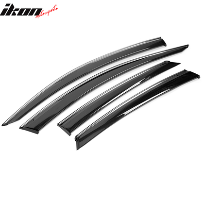 2016-2021 Honda Civic X 10th Gen OE Roof Spoiler + Window Visors ABS