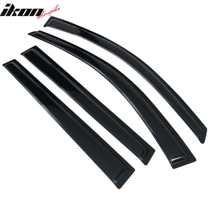 2014-2024 Jeep Cherokee Acrylic Window Visor Vent Rain Guard Deflector